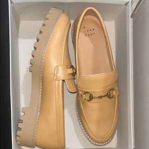 A New Day Camel Chunky Loafers